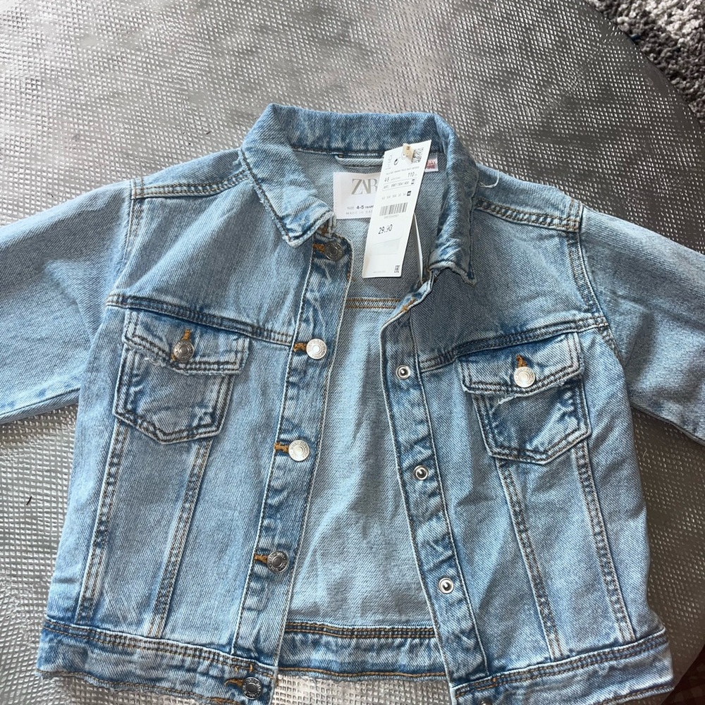 toddler Zara blue jean jacket